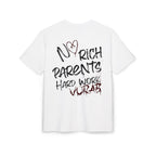 No Rich Parents, Hard Work Attitude Oversize Tee - Urban Style,