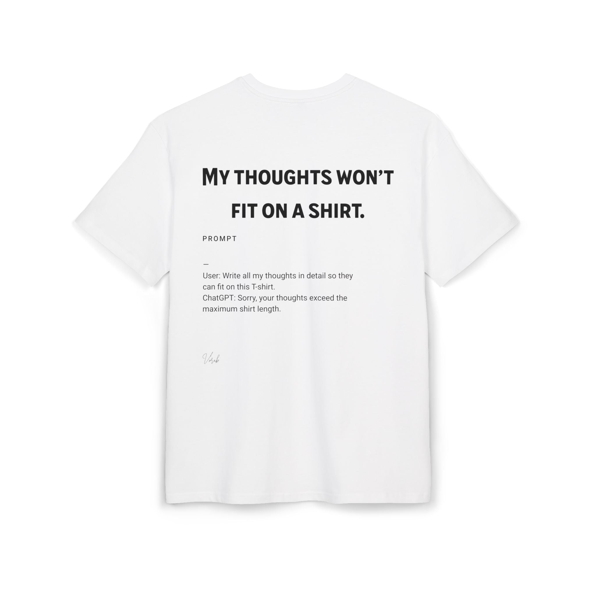 My thoughts - Cool Quote Urban Style Unisex Heavy T-Shirt
