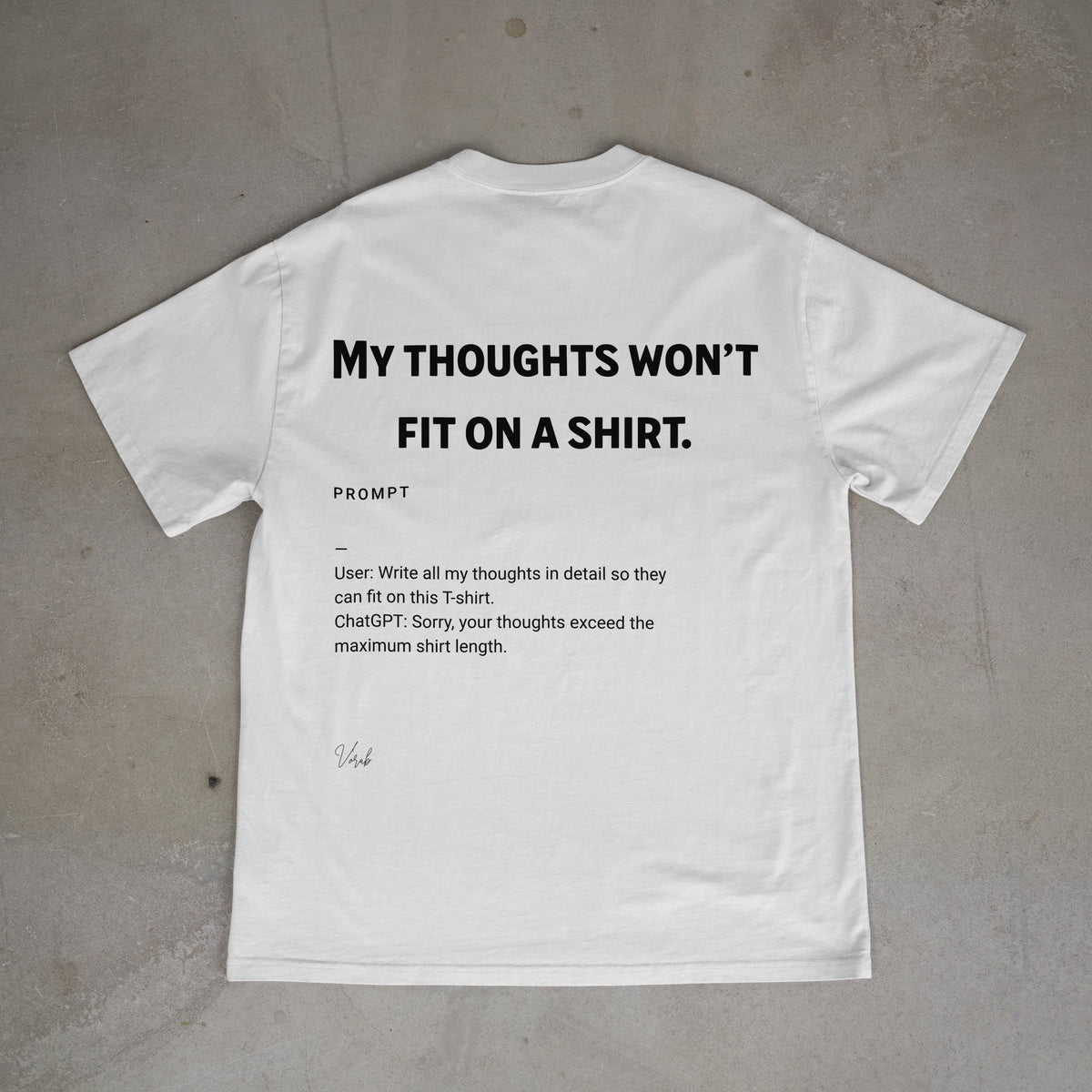 My thoughts - Cool Quote Urban Style Unisex Heavy T-Shirt