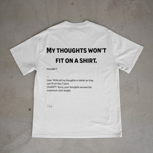 My thoughts - Cool Quote Urban Style Unisex Heavy T-Shirt